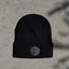 IB Circle Leather Patch Beanie